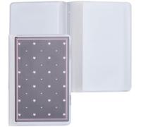 GORGECRAFT 3 Funda de Plástico para Tarjetas de Crédito 6 páginas Transparente de PVC para Tarjetas de Crédito de Seguridad Social para Licencia de Seguro Tarjeta de Identificación Tarjeta de Seguro