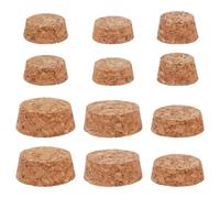 GORGECRAFT 30pz 6 Estilos de Tapones de Corcho de Madera para Botellas Tapones de Corcho Cónicos de Repuesto Tapones de Corcho Suaves Y Naturales para Botellas de Vino Botellas de Cerveza 24.5 a 39mm