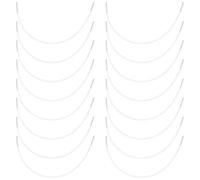 GORGECRAFT 36pz Alambres de Sujetador de Acero Inoxidable de Calibre Pesado Resistentes Aros de Acero Al Carbono Reemplazos de Aros de Sujetador de Metal de 23cm Anillos para Dar Forma Al Sujetador