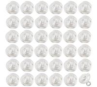 GORGECRAFT 50 botones de Perlas de Flores de Rosa Botones Decorativos Blancos de Perlas de Imitación Botones de Costura para Faldas Joyería Adornos de Vestidos de Novia Bricolaje Bolsa de Ropa Zapatos
