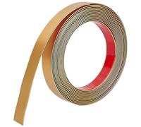 GORGECRAFT 5m*20mm*1.5mm Moldura Dorada Despegar Y Pegar Borde de Espejo Flexible Tira Decorativa Autoadhesiva para Gabinete Borde de Azulejo Esquina Marco de Armario Moldura para Decoración Del Hogar