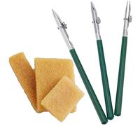 GORGECRAFT 6 piezas Art Ruling Bolígrafos Dibujo a Tinta Fine Line Art Pen Ajustable Enmascaramiento Fluido Pluma Goma Goma Herramienta Recta Acuarela Fundición Pintura para aplicar Enmascaramiento