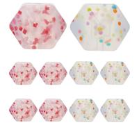 GORGECRAFT 8pz 2 Estilos de Porta Agujas de Tejer Hexagonales Cuentas de Silicona Tapas de Extremo Tope de Punta Protectores de Punta de Aguja de Tejer Suministros para Cubrir la Punta Aptos 3mm