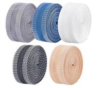 GORGECRAFT Cinta Adhesiva Termoadhesiva para Dobladillo de Pantalones 5 Metro 5 Colores Modificada para Bordes Sin Costura para Planchar Cinta Adhesiva para Acortar Pantalones Cinta Adhesiva de Tela
