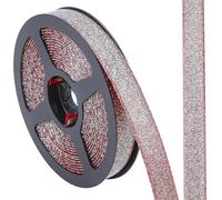 GORGECRAFT Cinta de Calafateo Autoadhesiva 6m*20mm Plateada Impermeable para Baldosas de Cerámica Rollo de Cinta de Calafateo Moldura Tiras para Sellar Huecos de Ducha Bañera Baño E Inodoro.