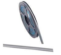 GORGECRAFT Cinta de Calafateo Autoadhesiva de 3mX8mm Impermeable Despegable Y Pegable Moldura Tira de Calafateo Plástico PVC Gris Sellador de Huecos para Cocina Baño Cinta Bordes de Estufa Fregadero