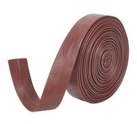 GORGECRAFT Cinta de Cuero Plegable 5mx20mmx1mm con Textura de Piel de Cordero, Tiras de Cuero Sintético Plano, Cinta de Adorno para Manualidades, Pulseras Y Joyas, Tierra de Siena