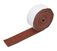 GORGECRAFT Cinta de Fieltro Autoadhesiva de 3 m X 5cm Muebles Marrón Coco Antideslizante Patas de Sillas Muebles Protección de Suelos de Madera Protector de Superficies de Pared Aislamiento Acústico.