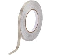 GORGECRAFT Cinta de Tela de Faraday de 50m*10mm Cinta Adhesiva de Tela de Fibra de Vidrio Conductora Doble para Blindaje EMI Bloqueo de RF Cable LCD para Computadora Portátil Envoltura Cables Crema