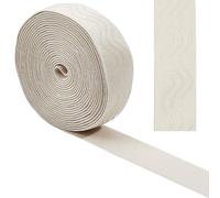 GORGECRAFT Cinta Elástica de Silicona Antideslizante de 5 Yarda de Goma Suave Ondulada de 30mm para Cinturón para Prendas Pelucas Pantalones Cortos Proyectos Ropa Interior Y Accesorios.