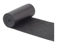 GORGECRAFT Correa de Piel de Cordero de 6cm de Ancho Y 9-10m Tiras de Piel Auténtica de Oveja Negra Suave de Grano Superior para Manualidades Pulseras Joyería Cinturones Ribetes Dobladillos