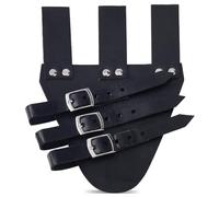 GORGECRAFT Funda de Cuero Renacentista para Espada Funda de Espada Negra Cinturón Funda de Rana para Espada Medieval Soporte para Espada para Daga Caballero Pirata Disfraz de Cosplay