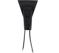 GORGECRAFT Funda de Cuero Sintético para Espada Negra Funda Protectora para Daga Estilo Medieval Retro Ajustable con Hebilla para el Hombro Y la Espalda para Disfraz de Cosplay Soporte para Espada