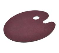 GORGECRAFT Paleta de Madera Ovalada de 30 x 24cm para Pintura Al Óleo Soporte para el Pulgar Bandejas para Mezclar Colores Paleta Artística para Pintura Acrílica Óleo Acuarela Manualidades.