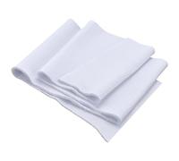 GORGECRAFT Puños de Canalé Elástico de Punto Cintura Suministros de Costura Cuello Bandas Dobladillo Ribete Hecho A Mano Tela Recorte para Mangas Puños Chaqueta Escote Ribete Prendas Blanco