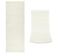 GORGECRAFT Reemplazo de Silla de Playa de Tela de Reparación de Salón Plegable de Lona,Reemplazo de Eslinga Reclinable para Tomar el Sol Jardín Patio(Amarillo Claro),113cmX43cm