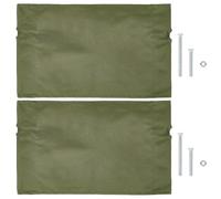 GORGECRAFT Reemplazo de Tela Oxford para Silla de Camping de Tamaño Mediano Asiento de Silla Plegable para Exteriores Funda de Silla de Camping con Respaldo Alto de 480x285mm Verde Oliva Oscuro