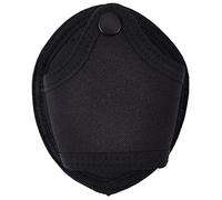 GORGECRAFT Soporte para Esposas Poliéster Parte Superior Abierta Cumplimiento de la Ley Ponch Loop Belt Case Holster Universal Tamaño Estándar Esposas Case Holder Bag Se Adapta A Chain (Negro)