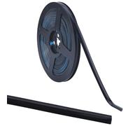 GORGECRAFT Tira de Calafateo Autoadhesiva de 3mX8mm Tiras de Moldura Despegables Y Adhesivas Cinta Decorativa Negra para Sellado de Huecos Borde Fregadero Inodoro Bañera Borde de Pared Gabinete
