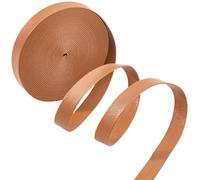 GORGECRAFT Tiras de Cuero Plegables de 5 m X 12mm Borde de Cuero Sintético de 1mm de Grosor con Textura de Piel de Cordero Hilo Trenzado para Manualidades Herramientas Taller Pulseras Y Joyería. Perú