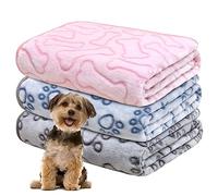 Gorgelly 1 paquete de 3 mantas para perros, manta suave para mascotas, manta mullida para perros pequeños y medianos gatos, protector de sofá para perros, manta para viajes, 60 x 50 cm