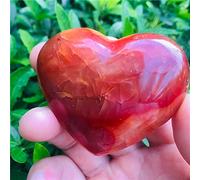 Gorgeous raro raro geodio de cristal de cristal de cuarzo corazón espécimen pulido piedras naturales y minerales-5-6cm