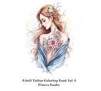 Gorgeous Tattoo Coloring Book: 55 Beautiful Designs for Adults to Relax and Relieve Stress: A Calming Adult Coloring Book Featuring Stunning Tattoo ... adult coloring book, stress relief coloring