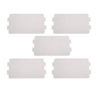 Gorgeri 5PCS Horno de microondas Placa de mica Accesorio de reparación de reemplazo de hoja (plata) guia de ondas microondas