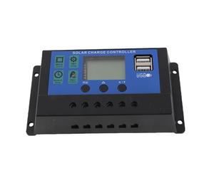 Gorgeri 60A/50A/40A/30A/20A/10A 12V 24V Controlador de carga solar automático Controlador PWM(50A)regulador placa solar 12v