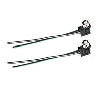 Gorgeri Arnés de enchufe de faro para bombilla H1, 2 piezas Faros de lámpara de faro Conector de mazo de cables Conector Enchufe Adaptador Línea