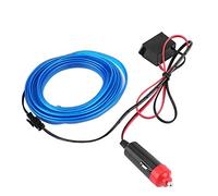 Gorgeri DC 12V Panel de coche Tira de lámpara de neón Luz azul fría LED Luz de ambiente interior Ajuste de luztira led interior coche 12v