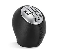 Gorgeri engranaje del coche perilla del cambio de la bola, 328650005R 6 Ronda velocidad de cambio de marcha perilla de sustitución de vehículos (Negro)
