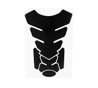 Gorgeri Etiqueta engomada del tanque de la motocicleta, protección del protector del tanque de la etiqueta engomada del tanque de gasolina de la motocicleta del PVC 3D(negro)