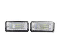Gorgeri Luz de matrícula de 1 par, 6000K 18 LED Luz de matrícula Lámpara de panel de licencia para Mini R50 R52 R53(DC12V)