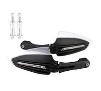 Gorgeri Protectores de mano para motocicleta, 2pcs 7/8 "Protector de mano universal para motocicleta Protector de indicador LED de señal de DRL