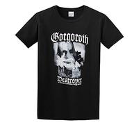 Gorgoroth Destroyer Pentagram True Antichrist Band Graphic tee Unisex 100% Cotton Short-Sleeve T-Shirts Black S