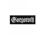 Gorgoroth - Parche de metal negro bordado para planchar