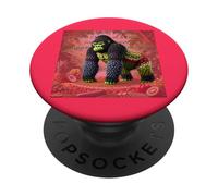 Gorila de fruta - Protejamos la fauna, una decisión a la vez PopSockets PopGrip Adhesivo