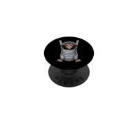 Gorila Divertido en un portabebés. Amante de los Animales PopSockets PopGrip Adhesivo