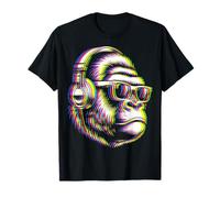Gorila estilizada - Animal estilo urbano pop art cyberpunk Camiseta