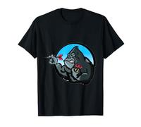Gorila Jugando Dardos Meme Camiseta