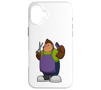 Gorila Peluquero Tijeras Peine Carcasa para iPhone 16 Plus