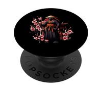 Gorila Samurai Guerrero Tradición Japonesa Cultura Arte PopSockets PopGrip Adhesivo