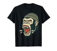 Gorila Tatuaje Vintage Clásico Americano Old School Tatuajes Camiseta gráfica económica