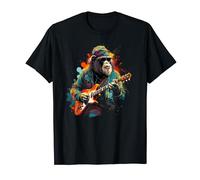 Gorila toca guitarra I Gorila guitarra Camiseta
