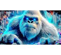 gorilas Puzzle Imposible,desafío for Adults Entretenimiento Creativo 1000 Piezas Obra de Arte de Juego de para Adultos y Niños a Partir de 12 Años 38x52cm/1000pcs