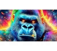 gorilas Puzzle Imposible,desafío for Adults Juego edugatoivo 1000 Piezas Obra de Arte de Juego de para Adultos y niños 38x52cm/1000pcs