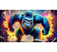 gorilas Puzzles Imposible,desafío para Adultos Entretenimiento Creativo 1000 Piezas Obra de Arte de Juego de para Adultos y Niños Mayores de 12 años 75x50cm/1000pcs