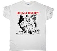 Gorilla Biscuits Gorilla Biscuits Punk Rock Youth of Today White TTshirts Camisetas y Tops(Medium)