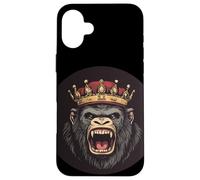 Gorilla Boss con corona para un aspecto fresco e informal Carcasa para iPhone 16 Plus